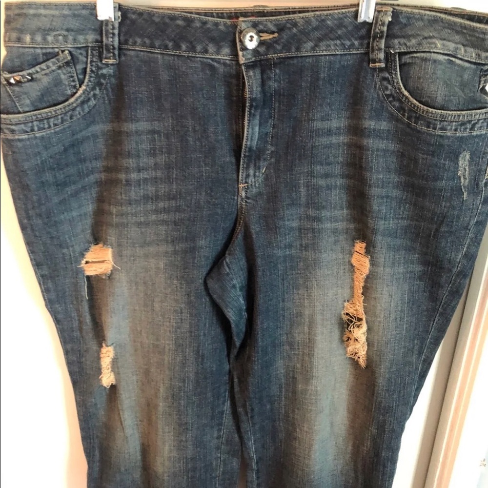 Women's Elle Crop 20w Straight Jeans